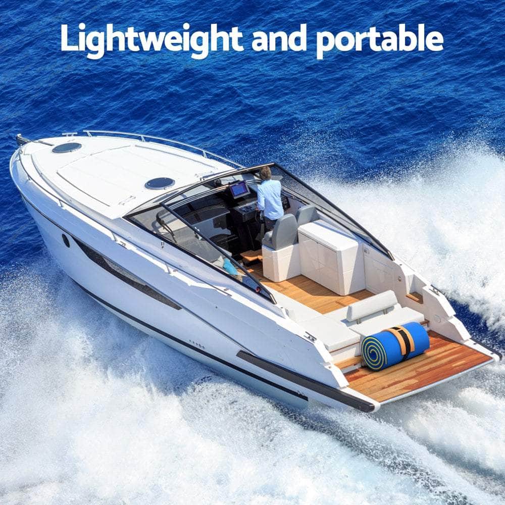 Floating Water Mat 55x180cm Foam Pad Swimming Pool Platform Blue | Pool Toys & Inflatables - photo 13
