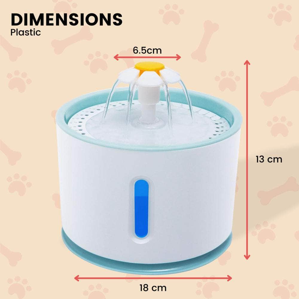 Floofi Pet Water Fountain 2.4L Blue
