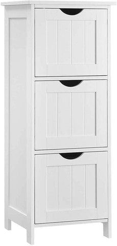 Floor Cabinet with 3 Drawers White BBC50WT