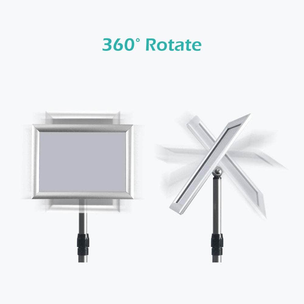 Floor Poster Stand Foyer Sign Holder Business Menu Display