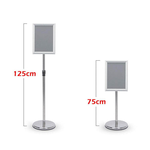 Floor Poster Stand Foyer Sign Holder Business Menu Display