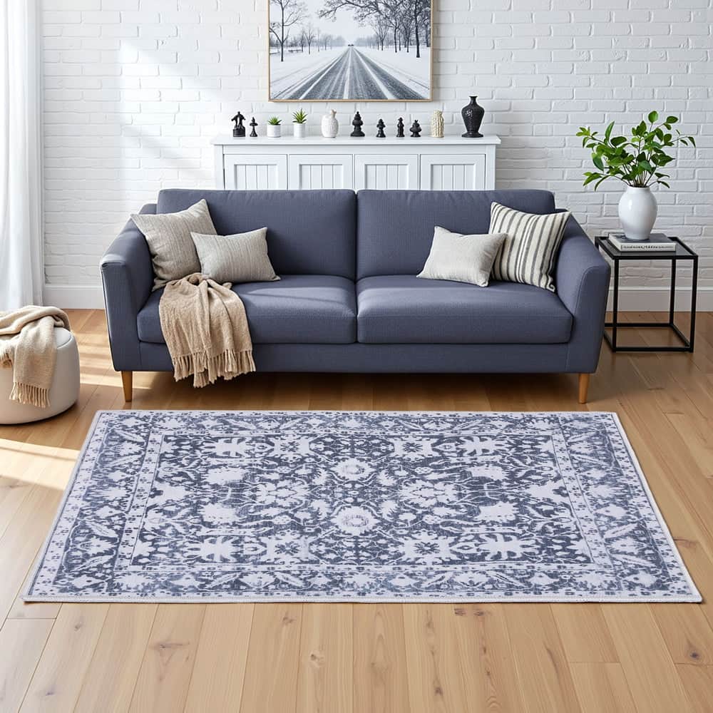 Floor Rug 120X170Cm Soft Velvet Washable Modern Area Rug Floor with Floor Rugs