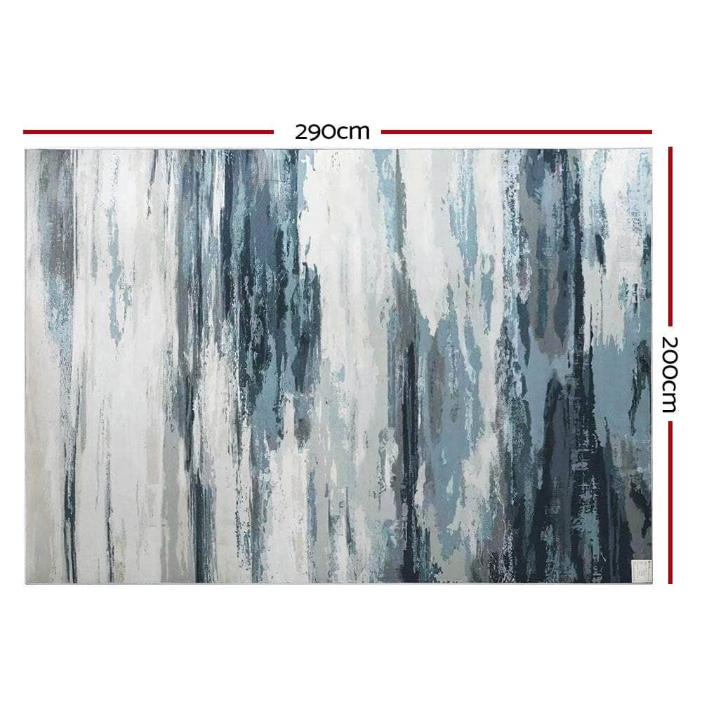 Floor Rug 200X290 Washable Mat Carpet Short Pile Poca