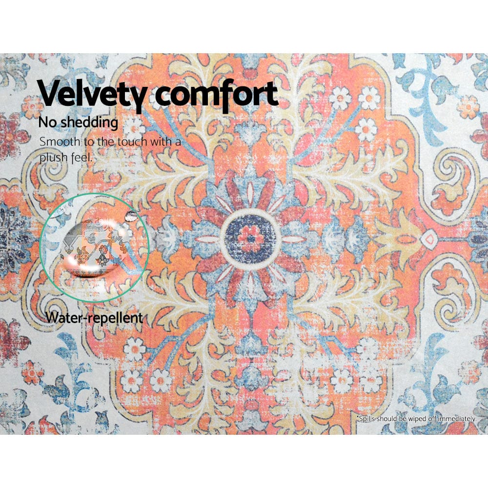 Floor Rug 160X230 Mat Carpet Short Pile Yasmin - Rugs Living Room Rugs