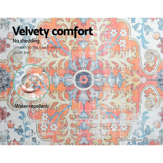 Floor Rug 160X230 Mat Carpet Short Pile Yasmin - Rugs Living Room Rugs