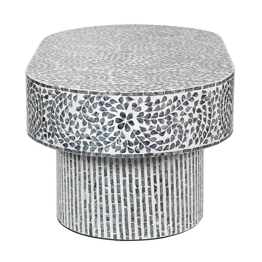 Floral Mother Of Pearl Coffee Table