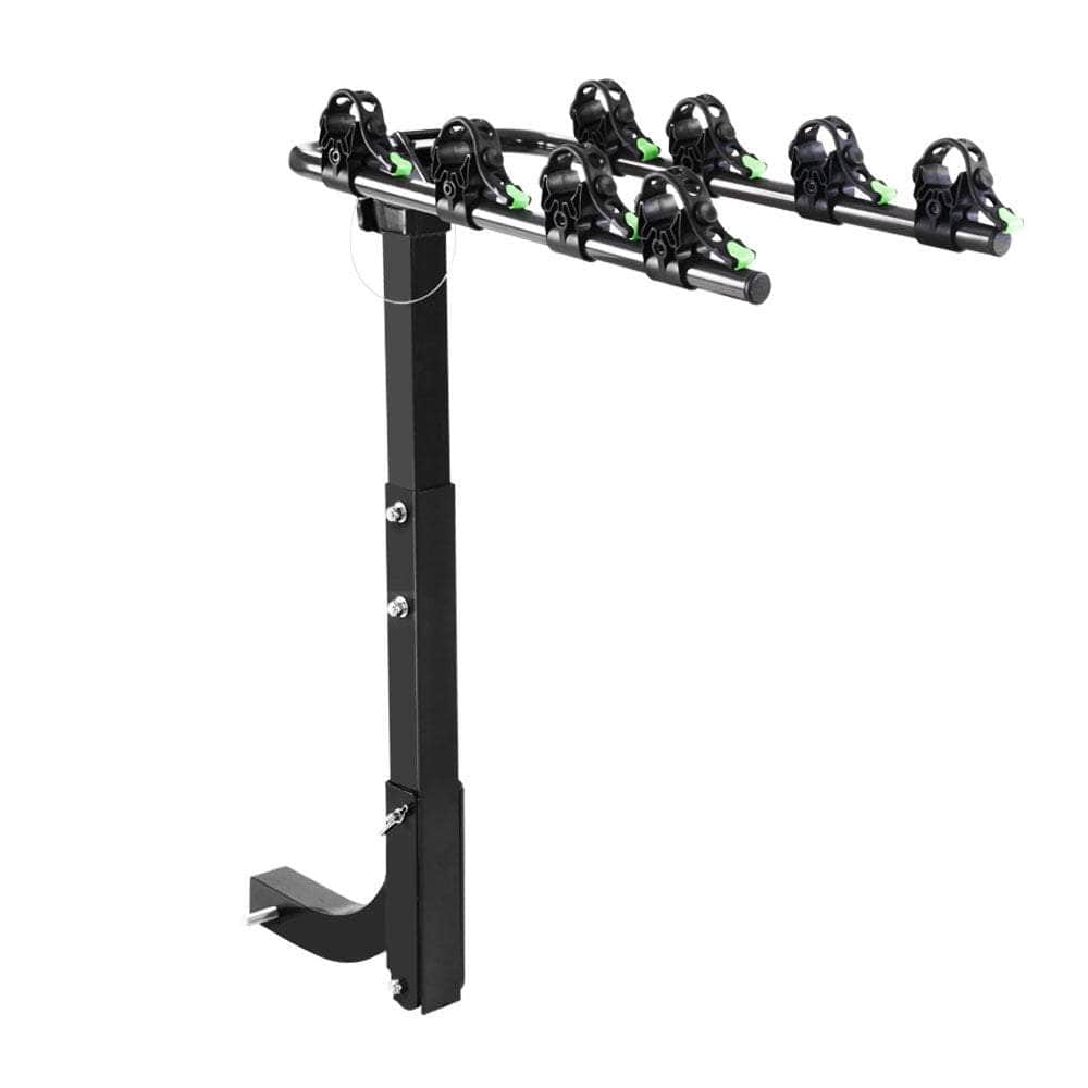 Foldable 4 Bike Rack Carrier for Car Rear Hitch Mount - Towbar Compatible
