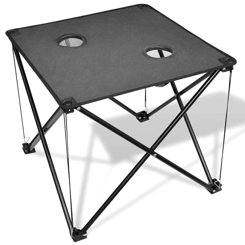 Foldable Camping Table Grey - Simple deals