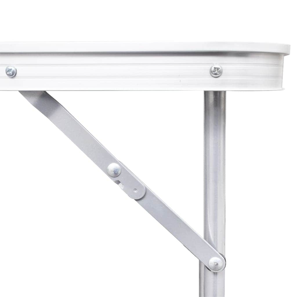 Foldable Camping Table with Metal Frame - Simple deals