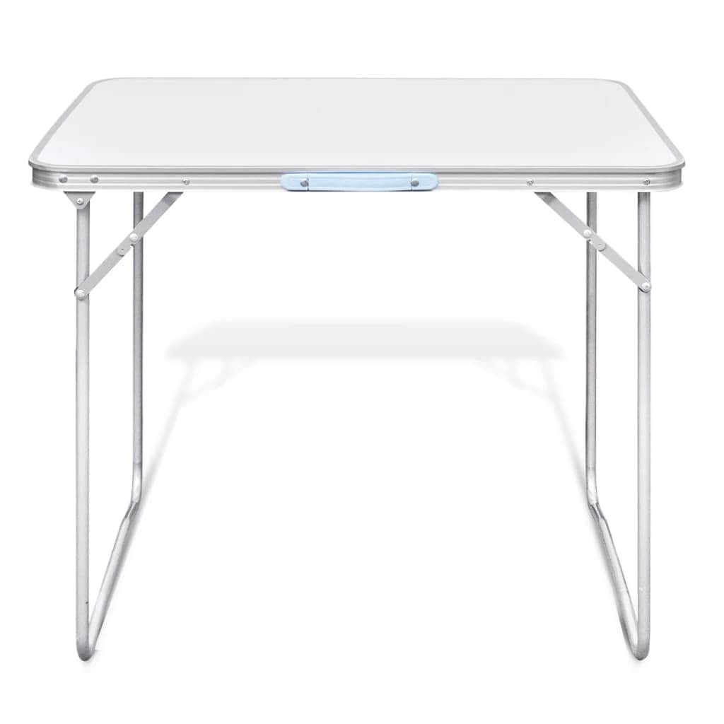Foldable Camping Table with Metal Frame - Simple deals