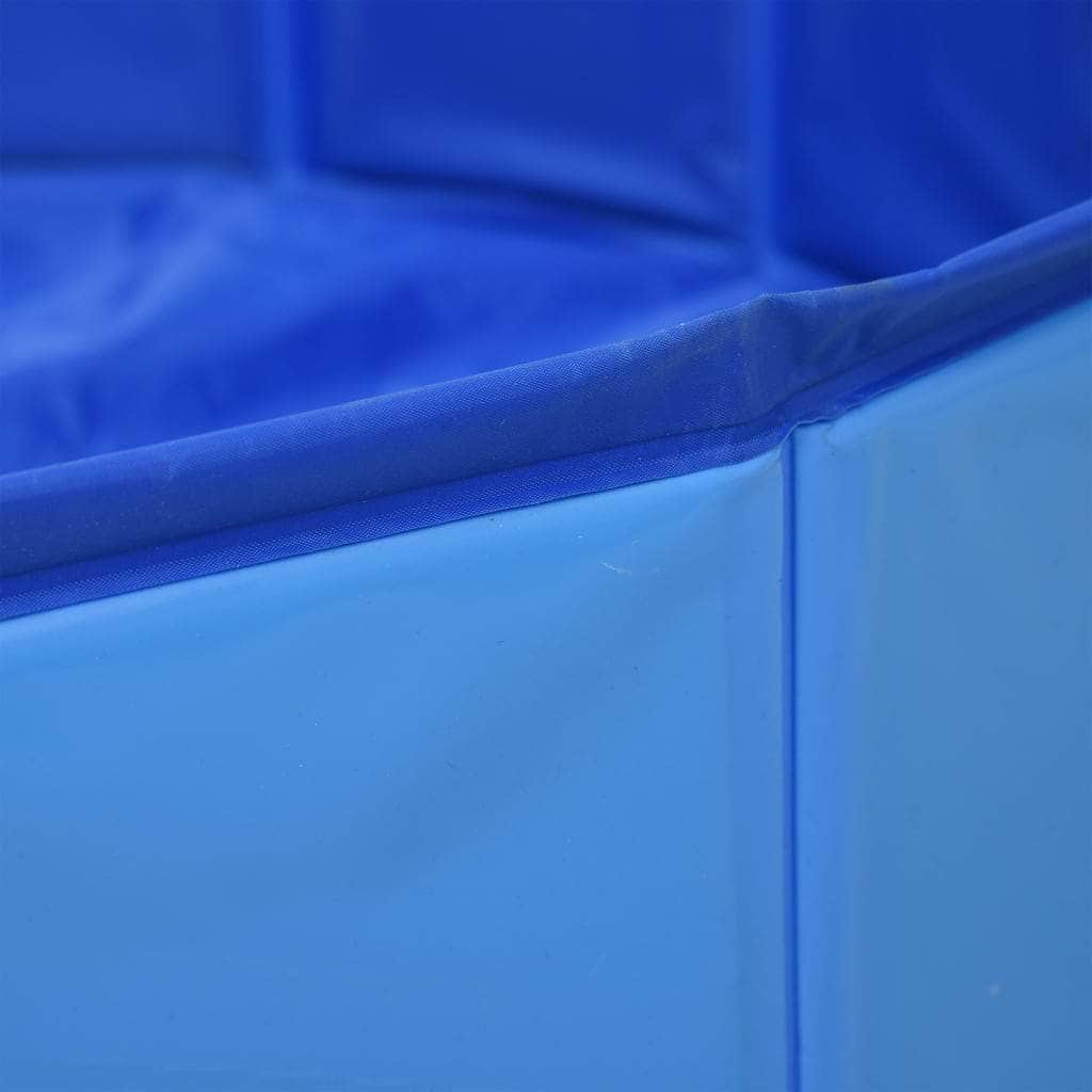 Foldable Dog Swimming Pool Blue PVC XXXL