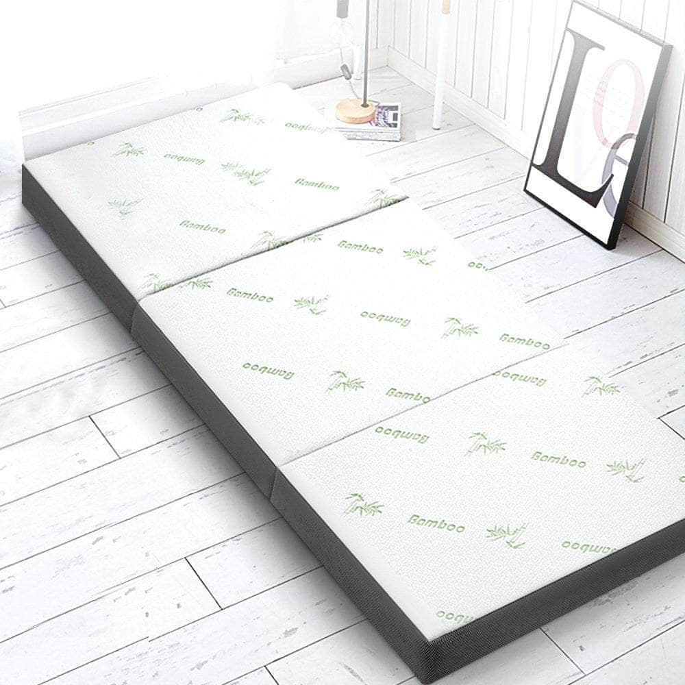 Foldable Mattress Folding Foam Single Bamboo