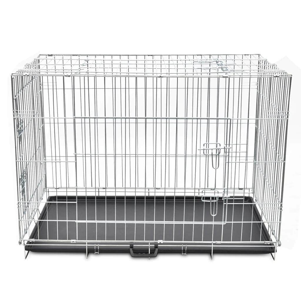 Foldable metal Dog Bench L