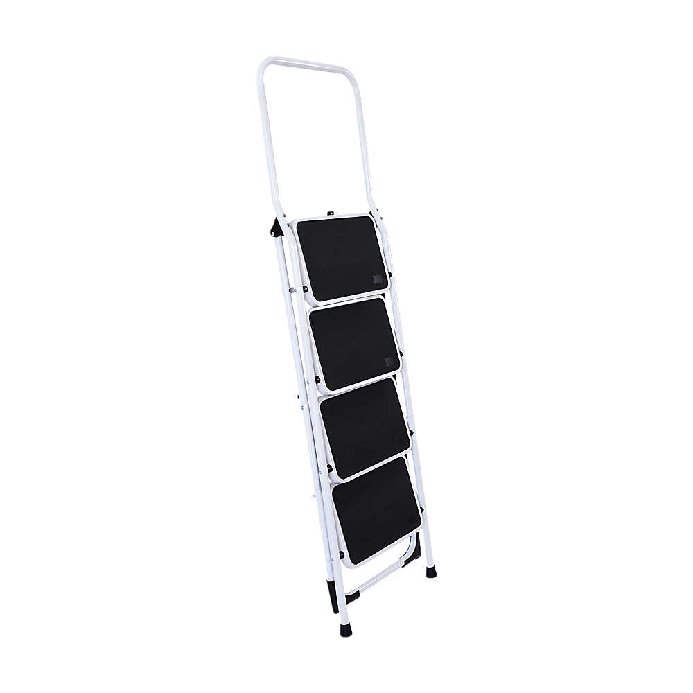 Foldable Non Slip 4 Step Steel Ladder