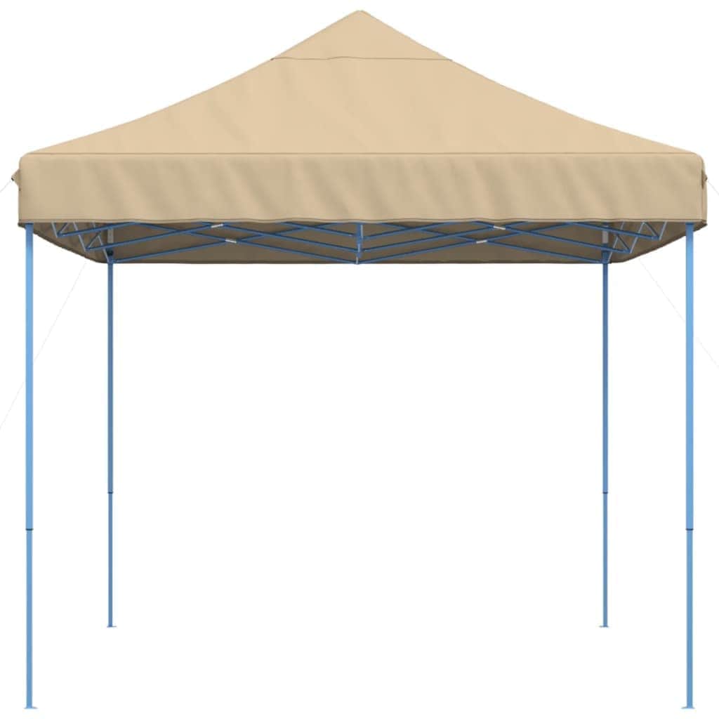 Foldable Party Tent Pop-Up Beige | Canopies & Gazebos