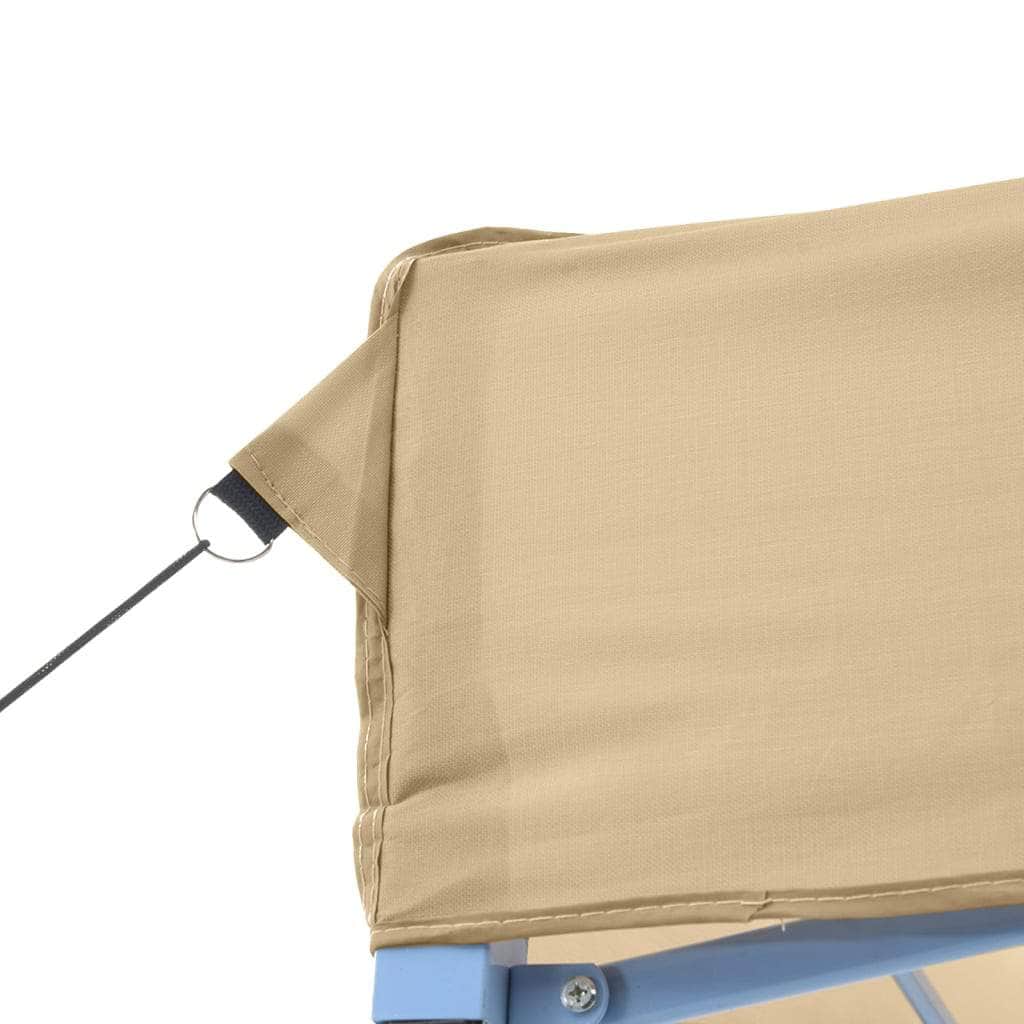 Foldable Party Tent Pop-Up Beige, Beige colour