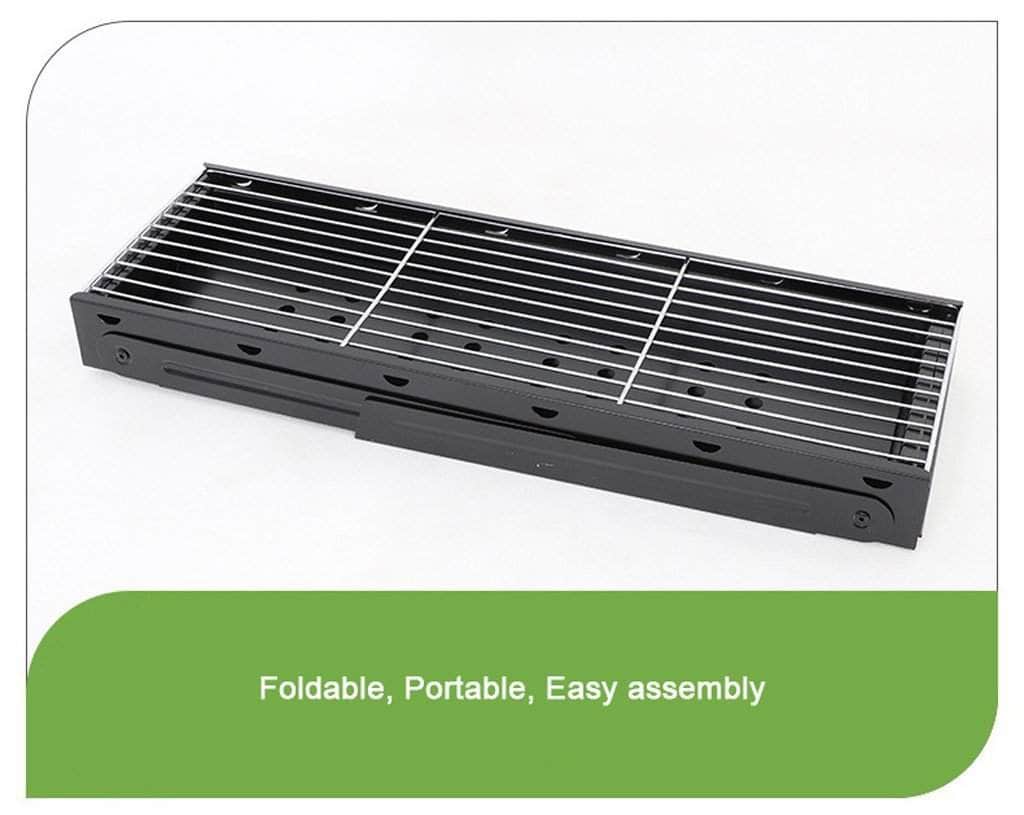 Foldable Portable Bbq Charcoal Grill Barbecue Camping Hibachi Picnic Large