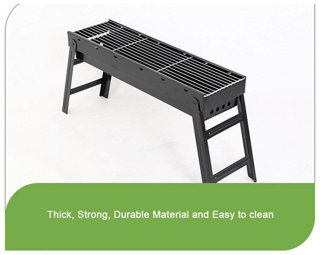 Foldable Portable Bbq Charcoal Grill Barbecue Camping Hibachi Picnic Large