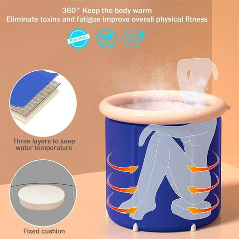 Portable Folding Bathtub Pvc Water Tub