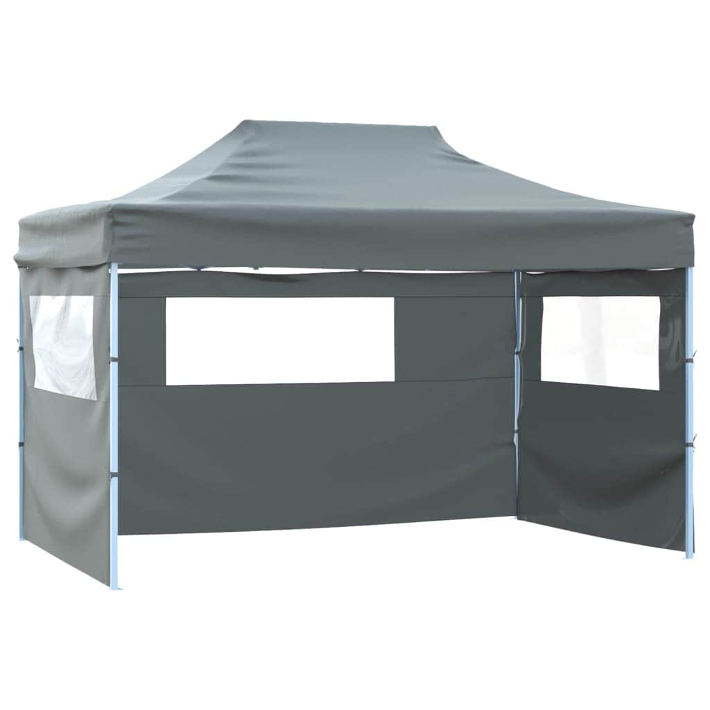 Foldable Tent Pop - Up with 4 Side Walls Anthracite - Simple deals