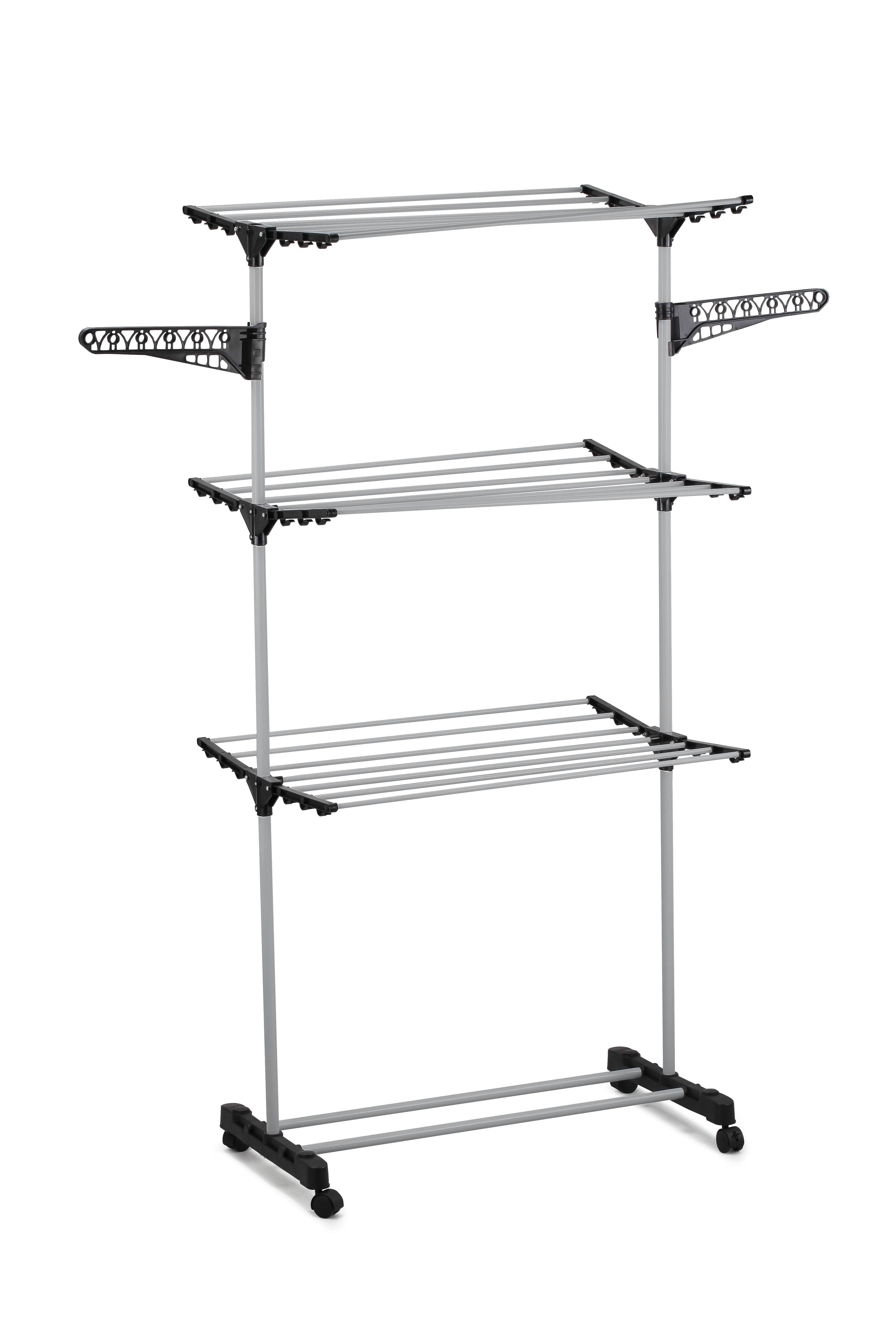 Folding 3 Tier Clothes Laundry Drying Rack