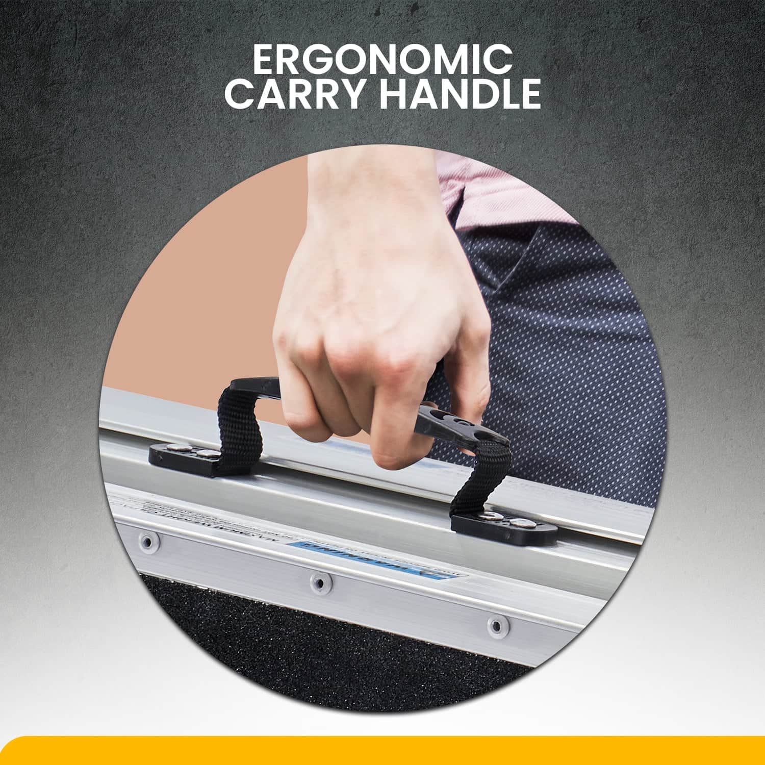 Folding Aluminium Wheelchair Ramp 4FT Portable Mobility Access