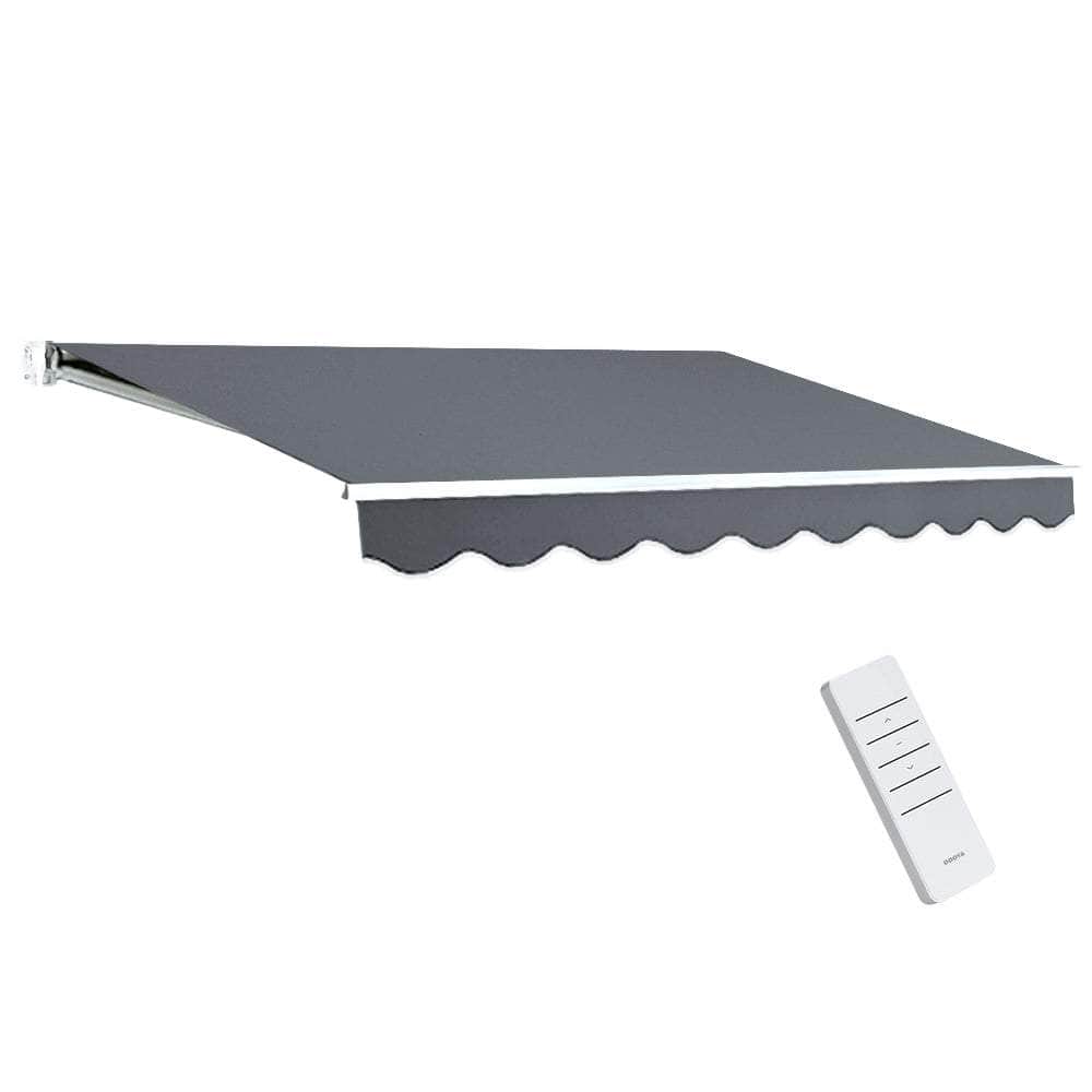 Folding Arm Awning Motorised Retractable Outdoor Sunshade3X2.5M