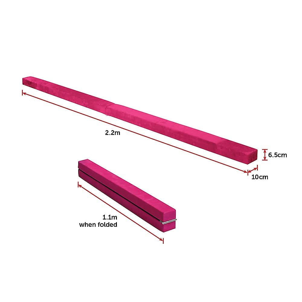 Folding Balance Beam, Pink