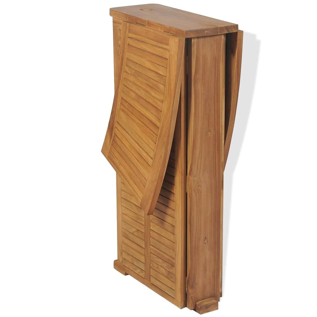 Folding Bar Table Solid Teak Wood - Simple deals