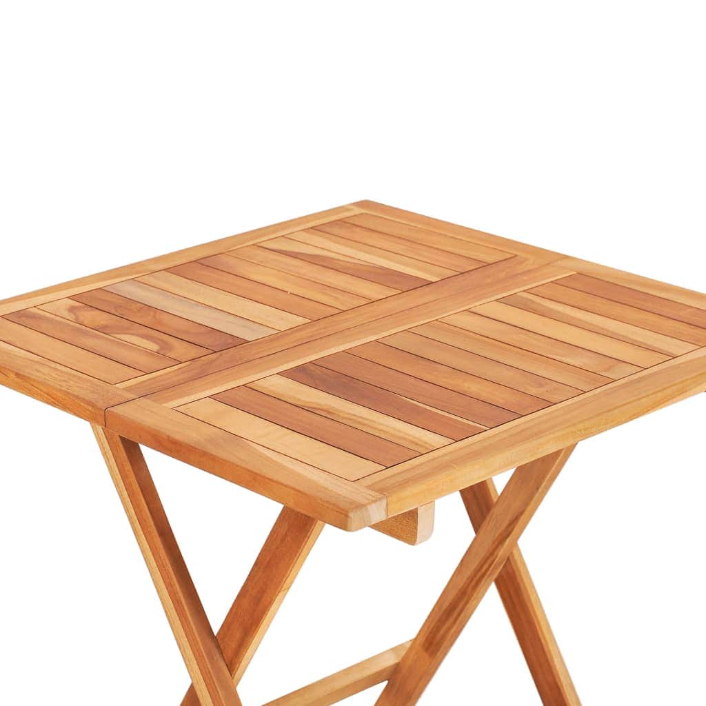 Folding Bistro Table Solid Teak Wood