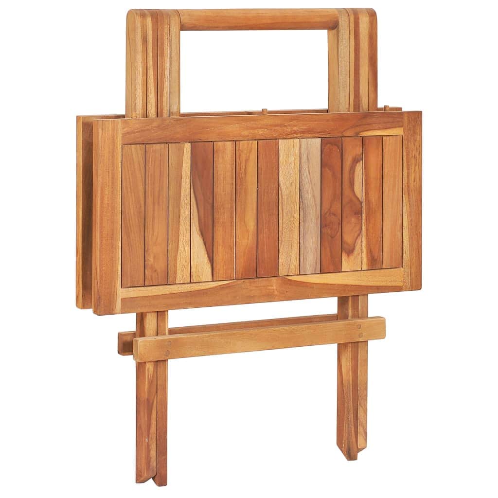 Folding Bistro Table Solid Teak Wood