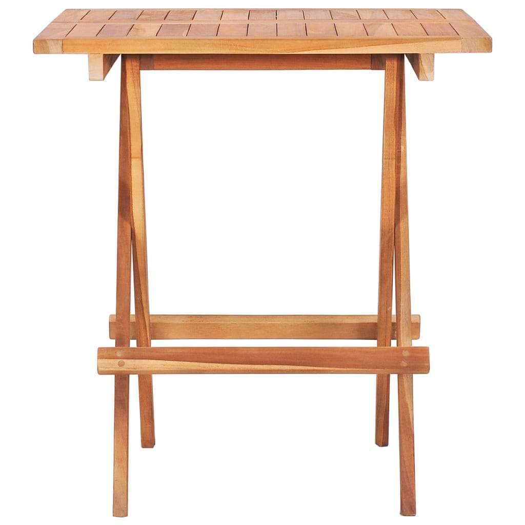 Folding Bistro Table Solid Teak Wood