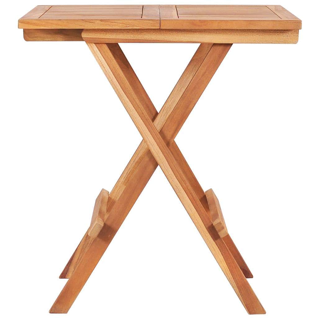 Folding Bistro Table Solid Teak Wood