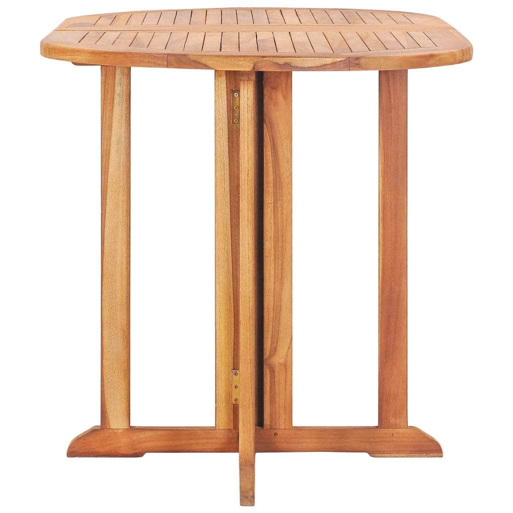 Outdoor Tables - Folding Butterfly Garden Table Solid Teak Wood