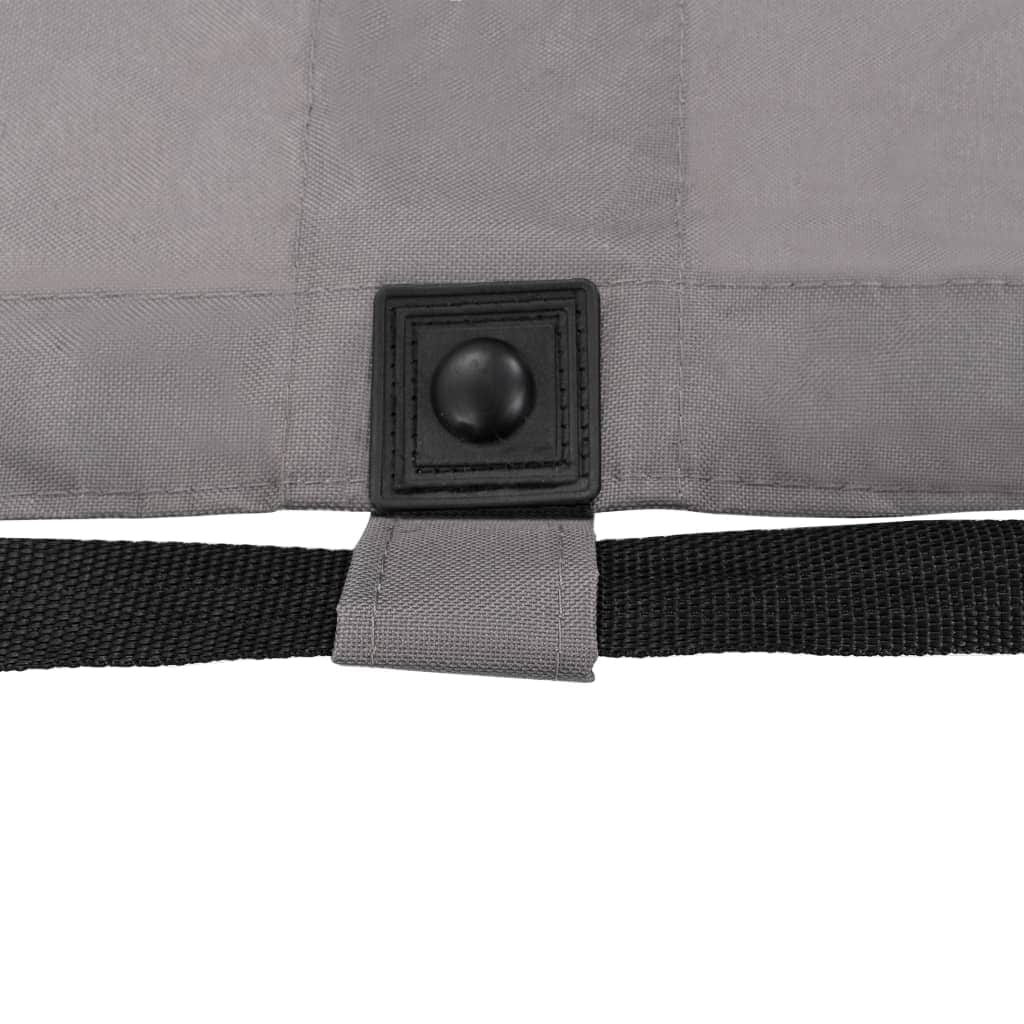 Folding Camping Cot Grey Steel