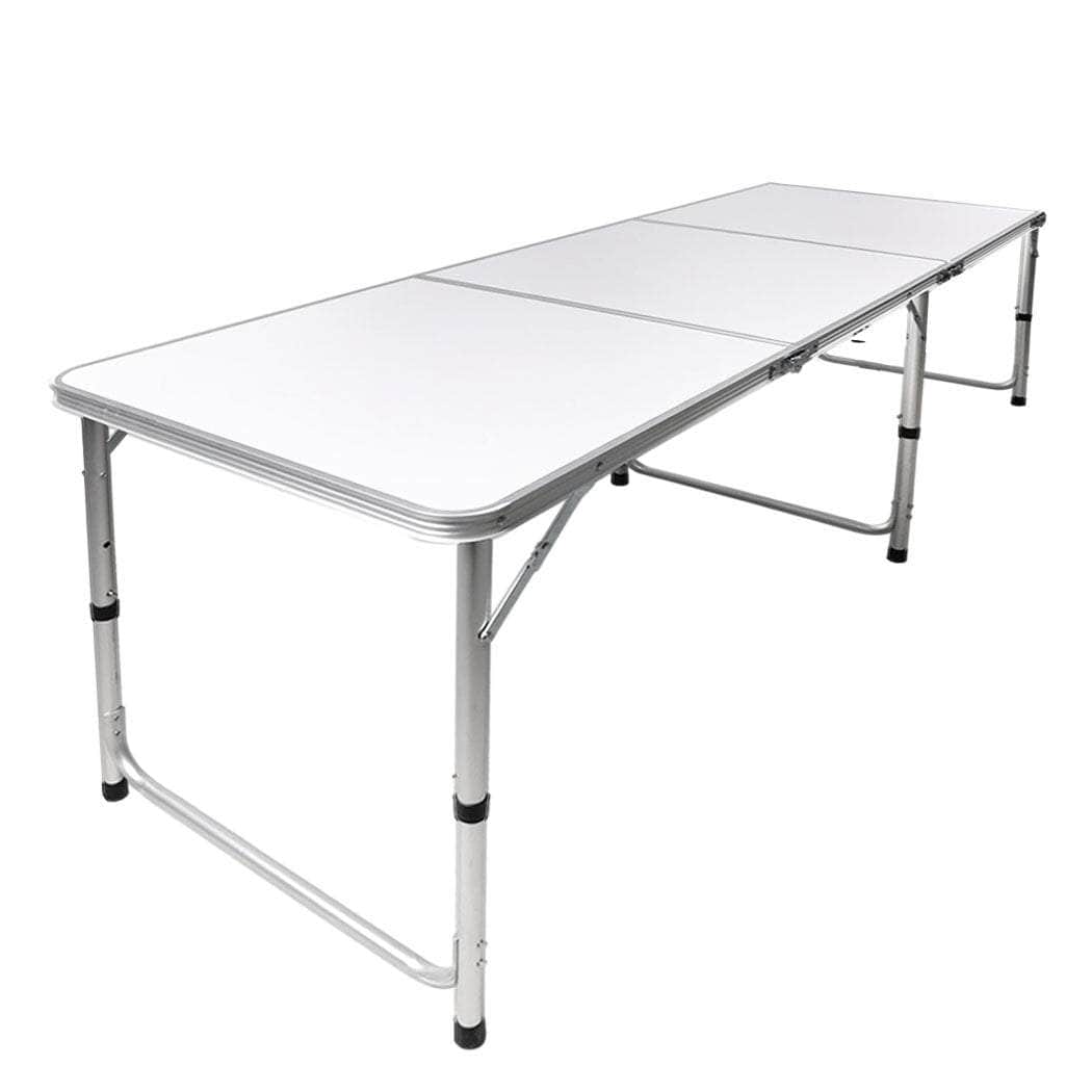 Folding Camping Table Aluminium - Silver
