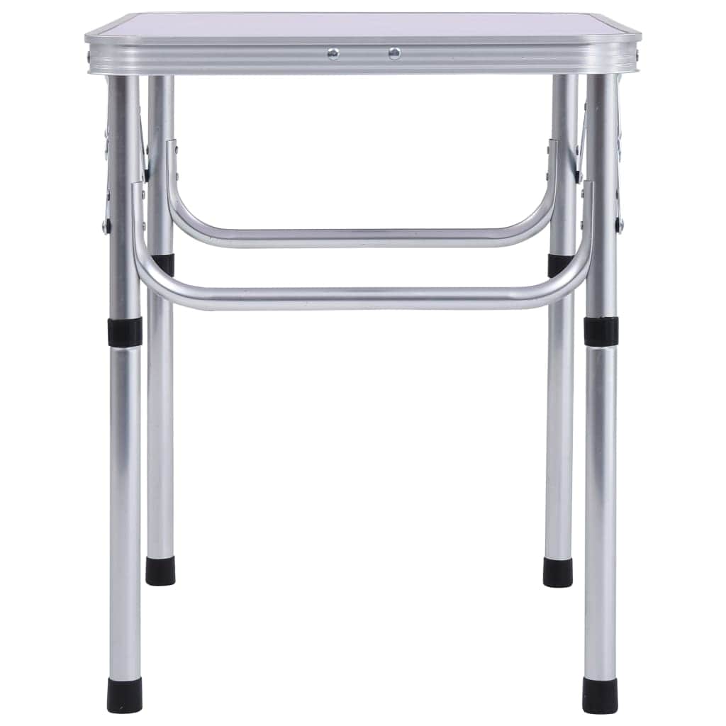 Folding Camping Table White Aluminium | Camp Furniture