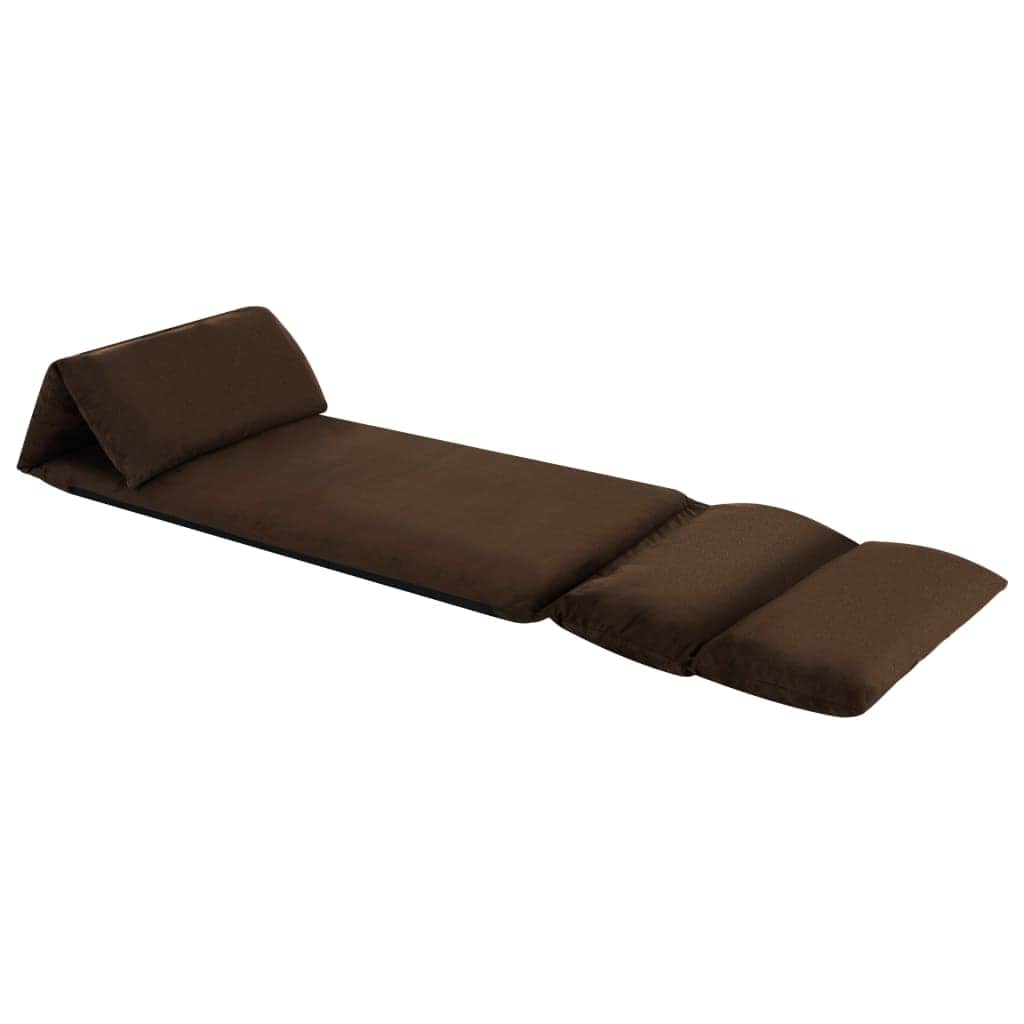 Brown colour - Folding Floor Chair Brown
