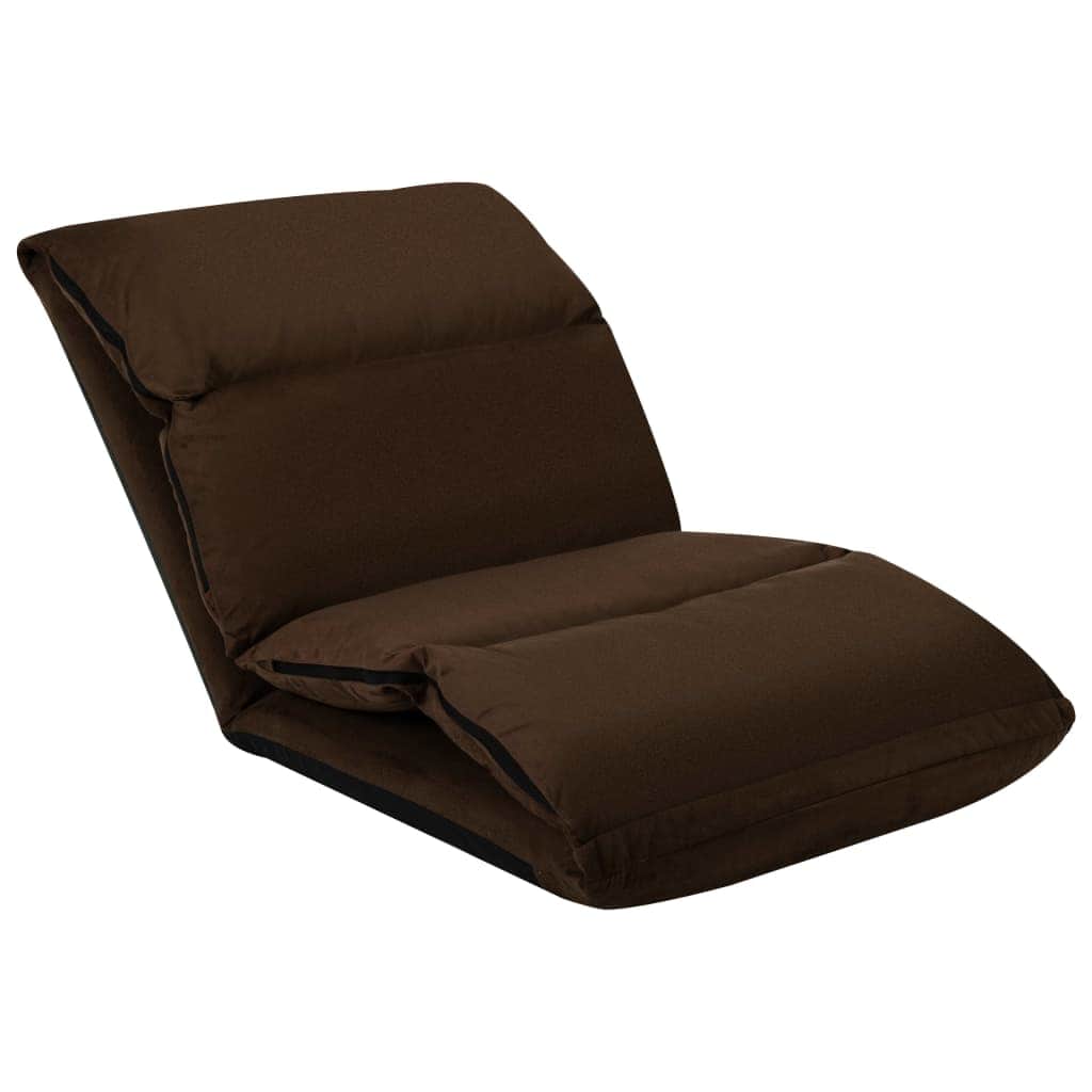 Folding Floor Chair Brown | Chaises Longues