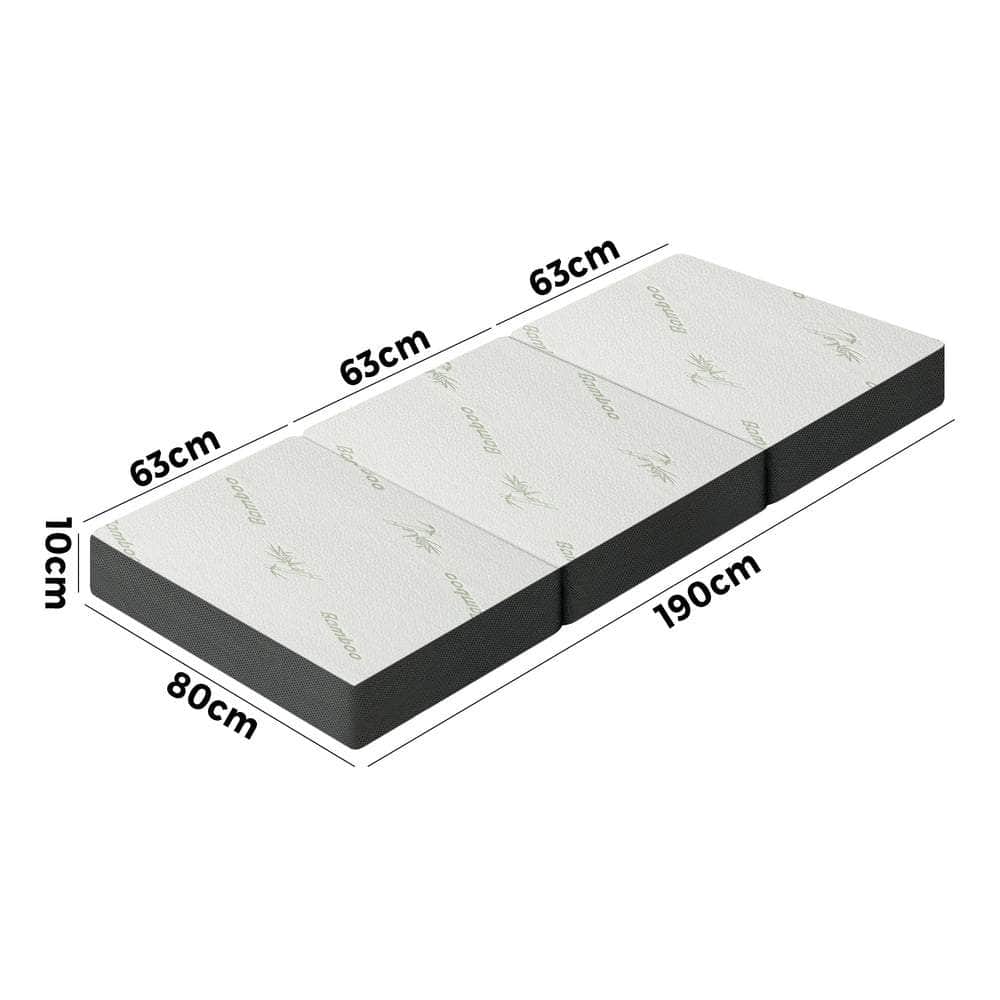 Folding Foam Mattress Trifold Sleeping Mat Single