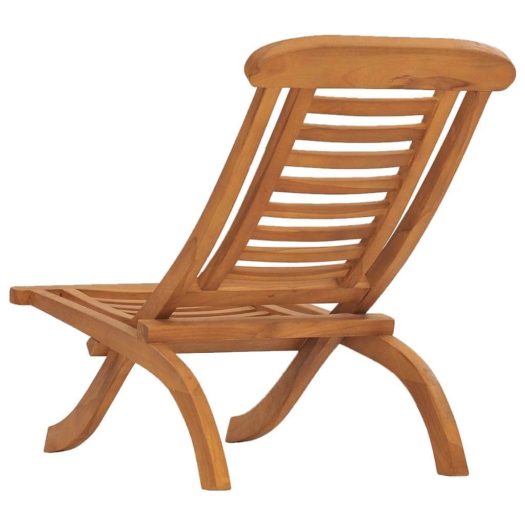 Folding Garden Chairs Solid Teak Wood