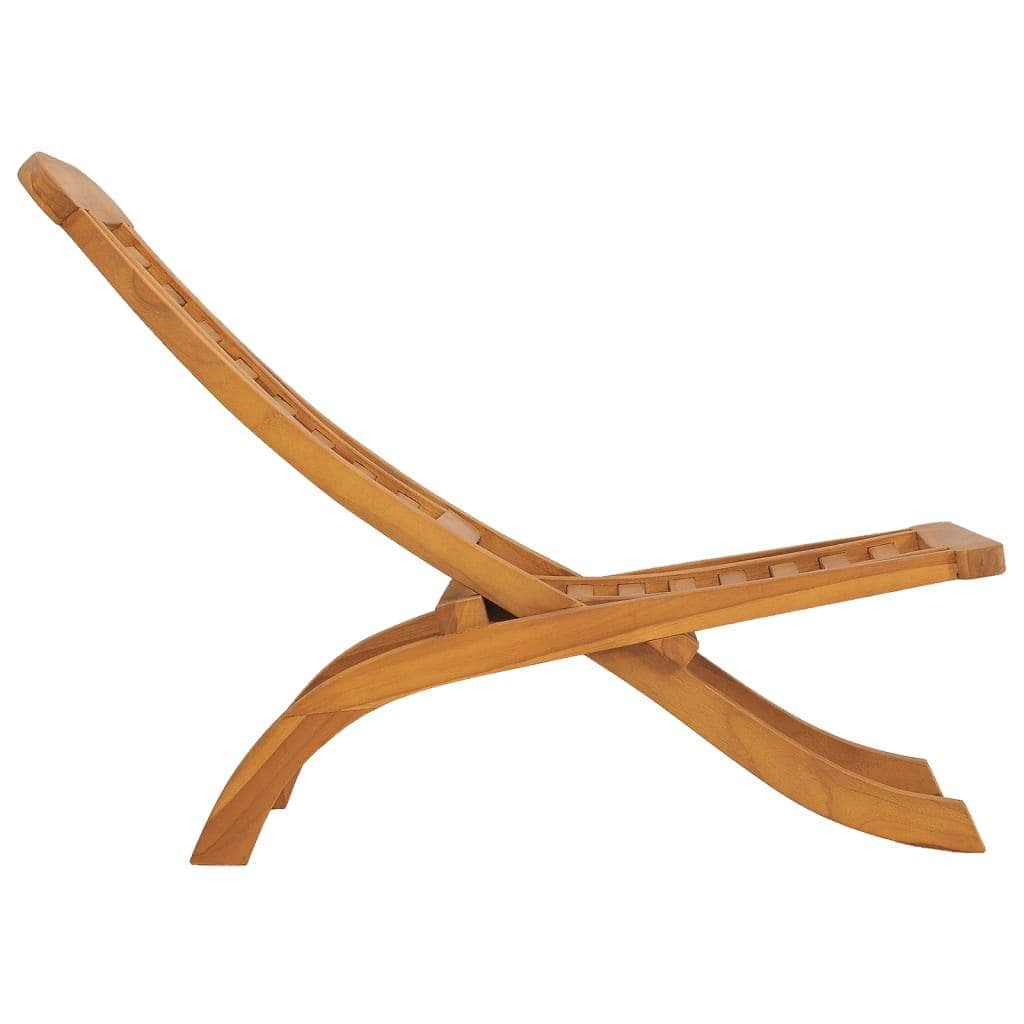 Folding Garden Chairs Solid Teak Wood