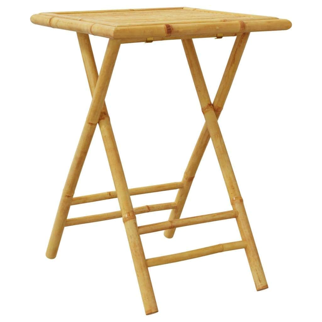 Folding Garden Table cm Bamboo