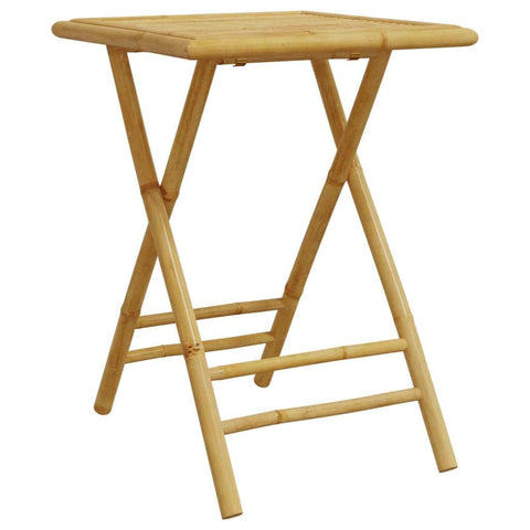 Folding Garden Table cm Bamboo