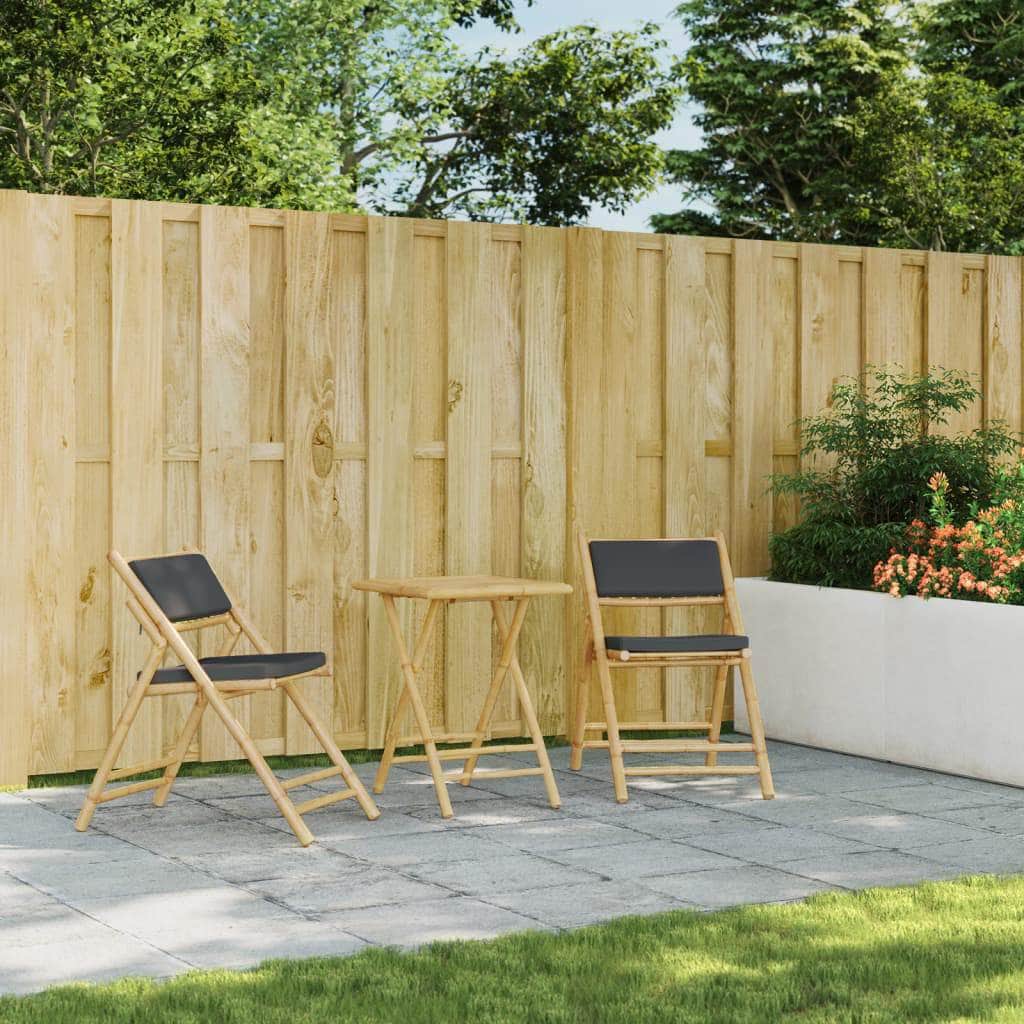Folding Garden Table cm Bamboo