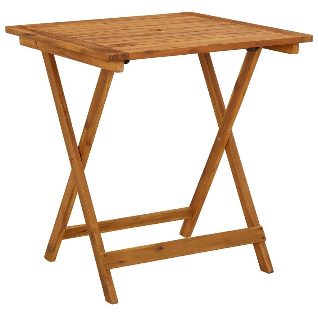 Folding Garden Table Solid Acacia Wood