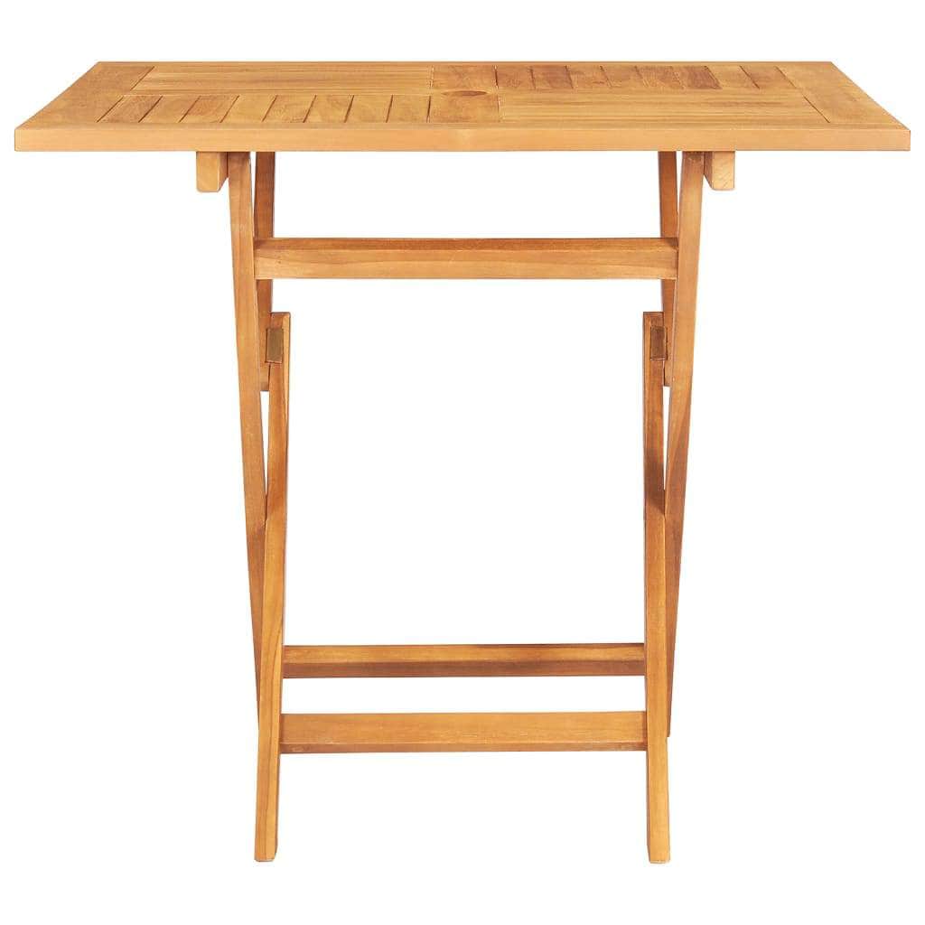 Folding Garden Table Solid T-eak Wood