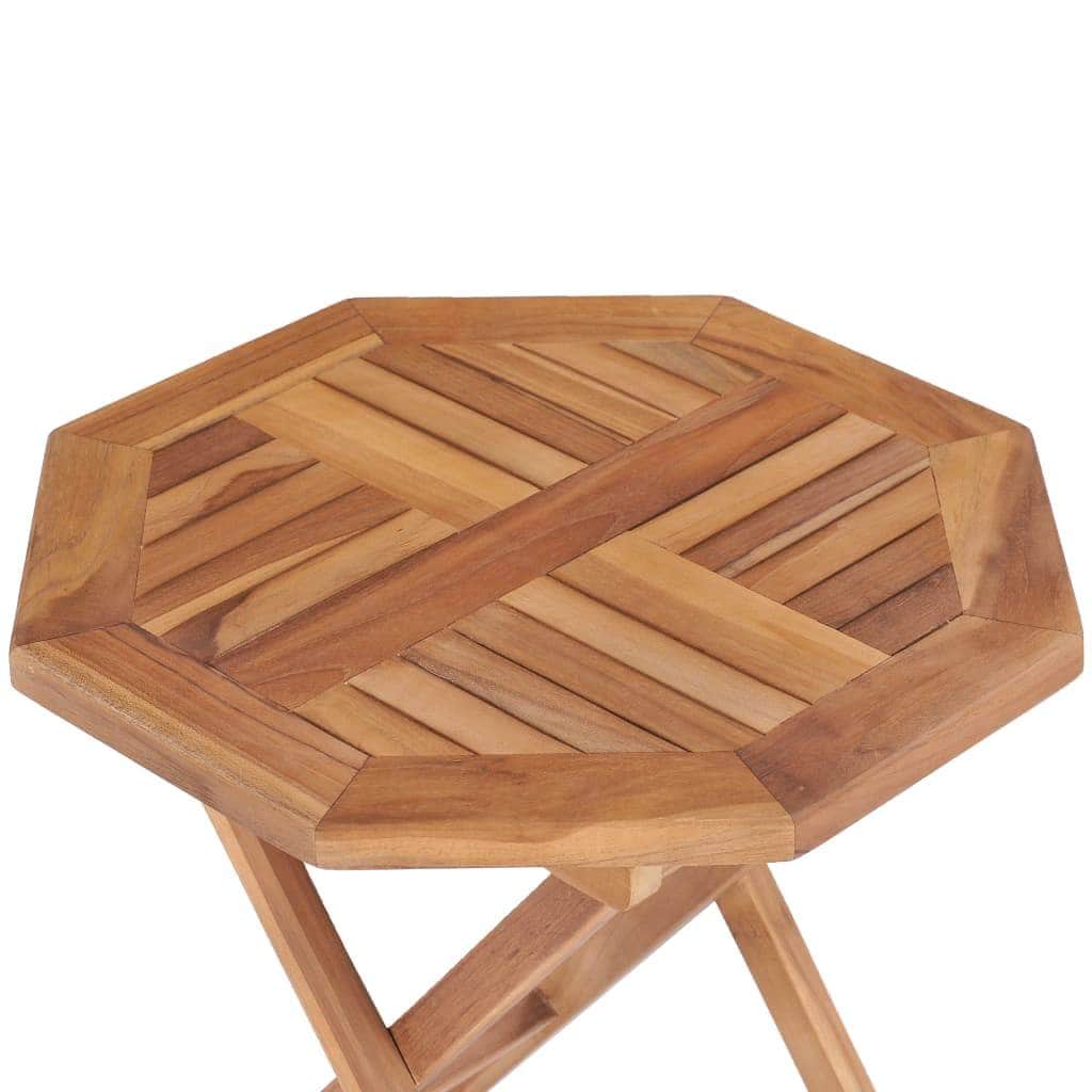 Folding Garden Table Solid Teak Wood | Wood finish