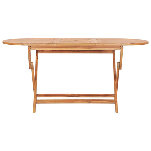 Folding Garden Table Solid Teak Wood