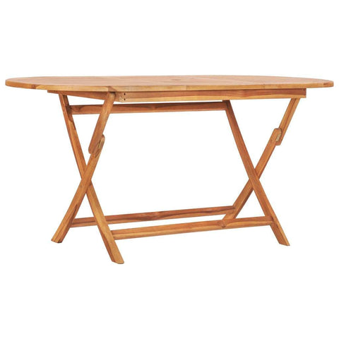 Folding Garden Table Solid Teak Wood